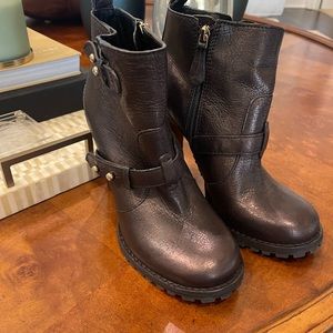 Tory Burch Deep Bronze Booties